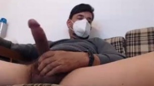 Spanish macho accidentally cums