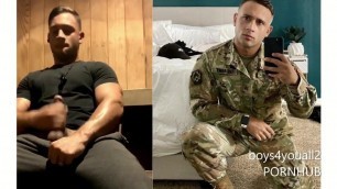 Horny Military Guy on Cam