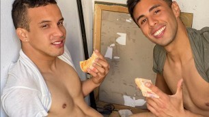 Amateur Latino Maintenance Boys Fuck For Cash While On Job