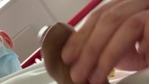 German young twink boy jerks off at work