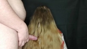 Thick and long hair got a mask of sperm&excl; SunLotus