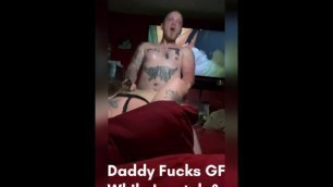 Daddy Fucks GF while Wife Watches, Records & Squirts!! Full Video on OF